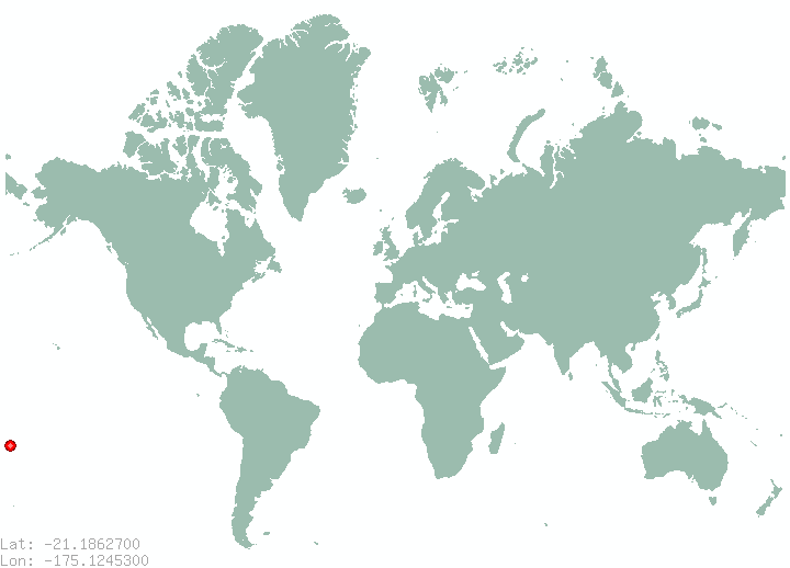 Tatakamotonga in world map
